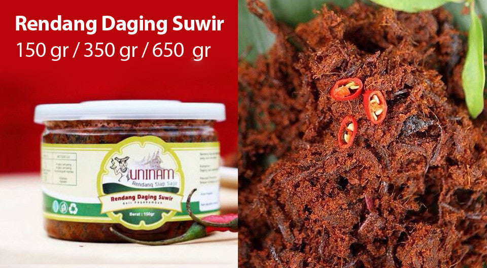 rendang daging suwir